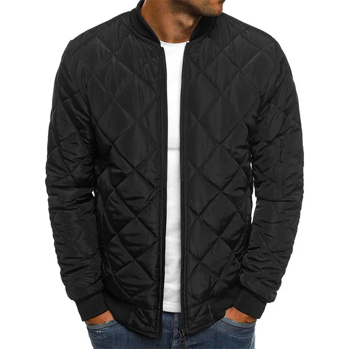Herren Steppjacke Mit Reißverschluss