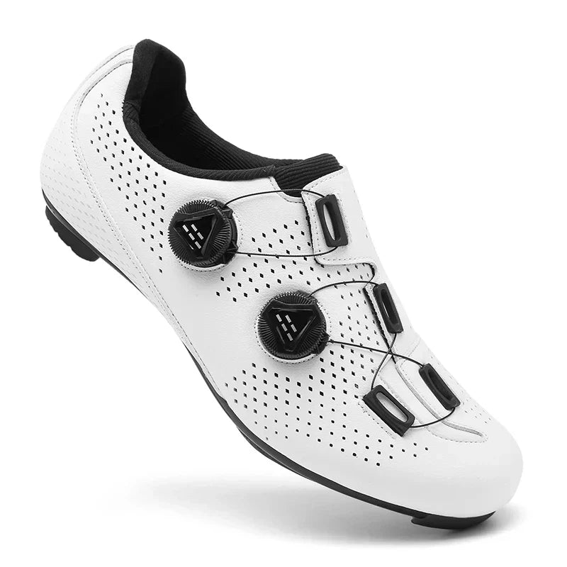 Orange Herren Mountain Selbstverriegelnde Fahrradschuhe – MTB Klickpedal Schuhe