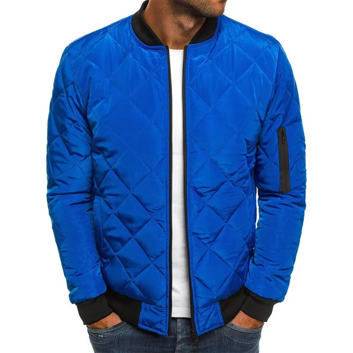 Herren Steppjacke Mit Reißverschluss