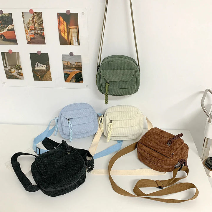 Damen Cord Mini Tasche