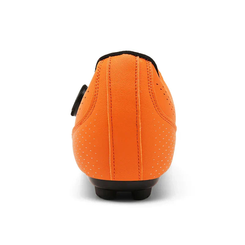 Orange Herren Mountain Selbstverriegelnde Fahrradschuhe – MTB Klickpedal Schuhe