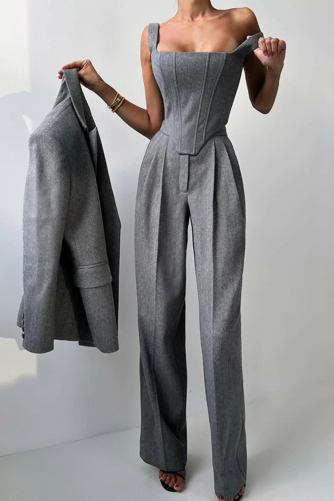 Damen Dreiteiliges Anzug Set