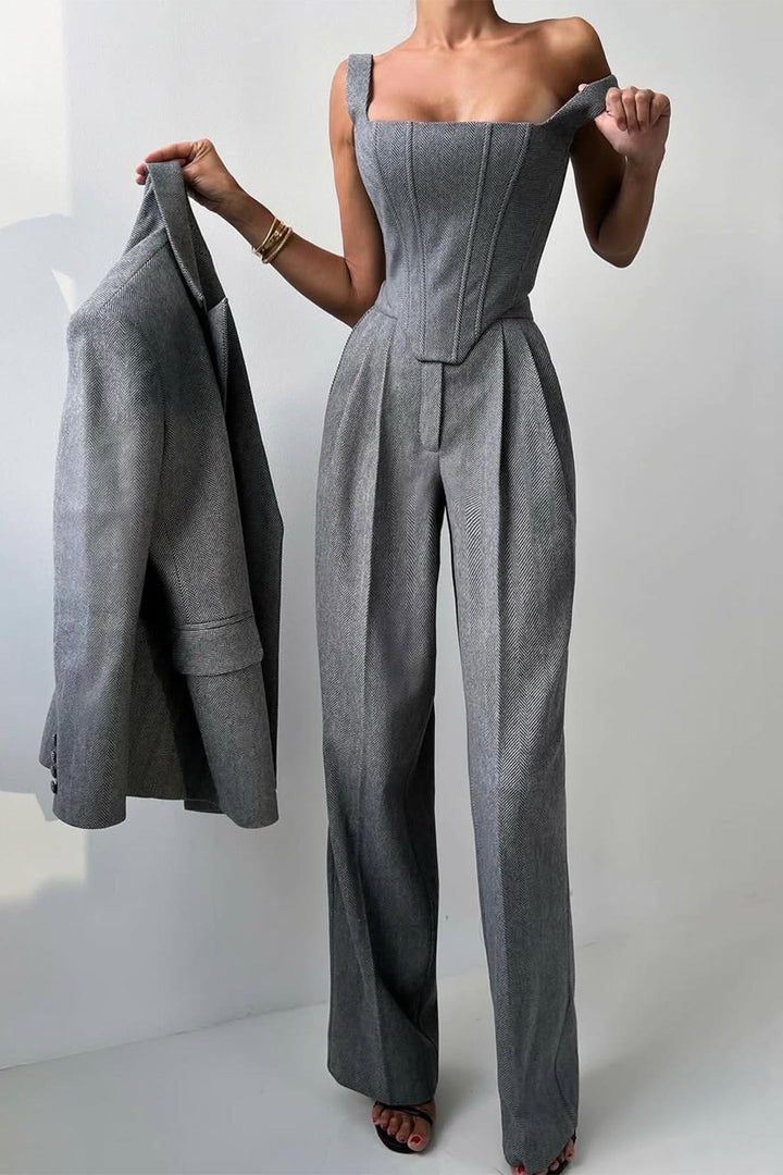 Damen Dreiteiliges Anzug Set