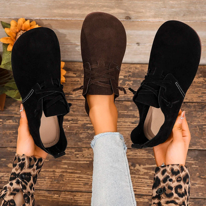 Damen Leder Slip-on