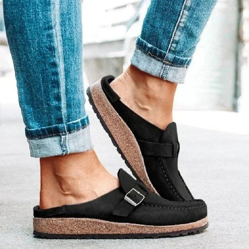 Damen Wildleder SlipOn Schuhe