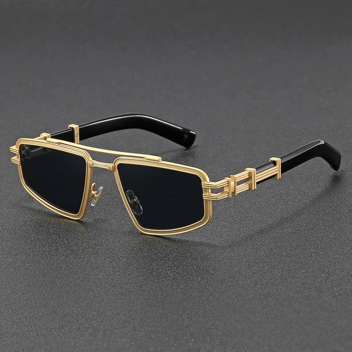 Unisex Retro Vollrahmen Sonnenbrille – Stilvolle UV Schutz Brille
