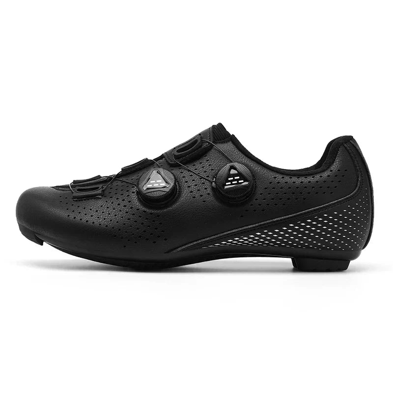 Orange Herren Mountain Selbstverriegelnde Fahrradschuhe – MTB Klickpedal Schuhe