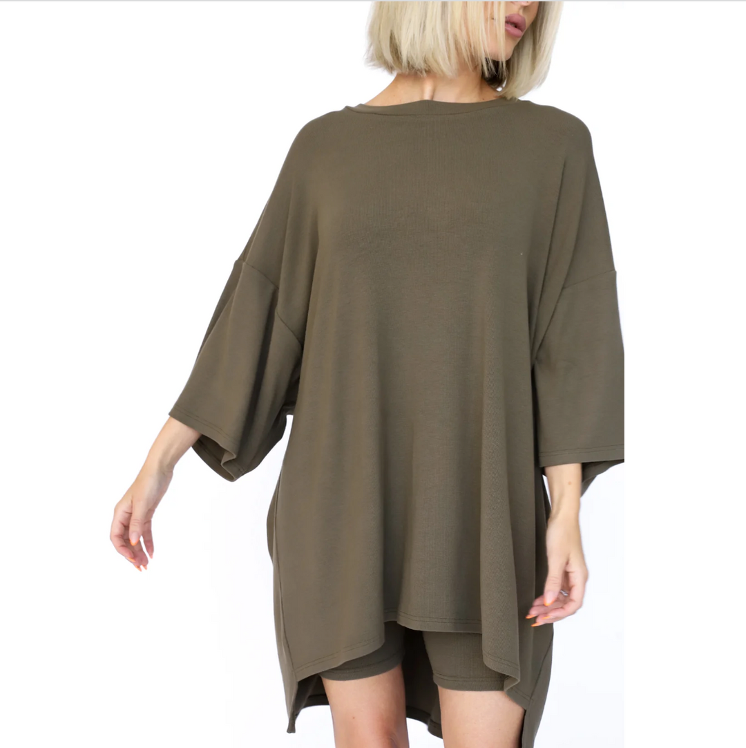 Damen Lounge Set Mit Lockerem Schnitt