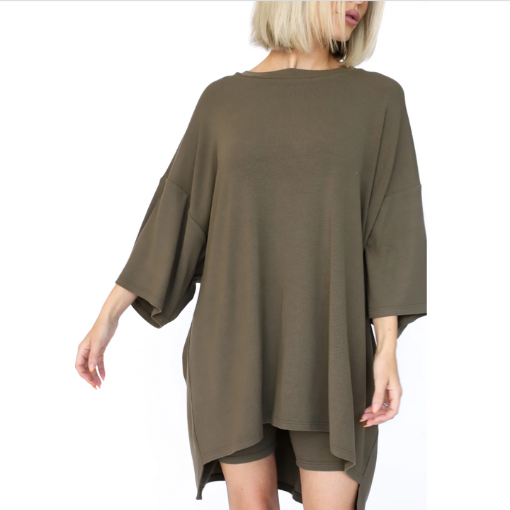 Damen Lounge Set Mit Lockerem Schnitt