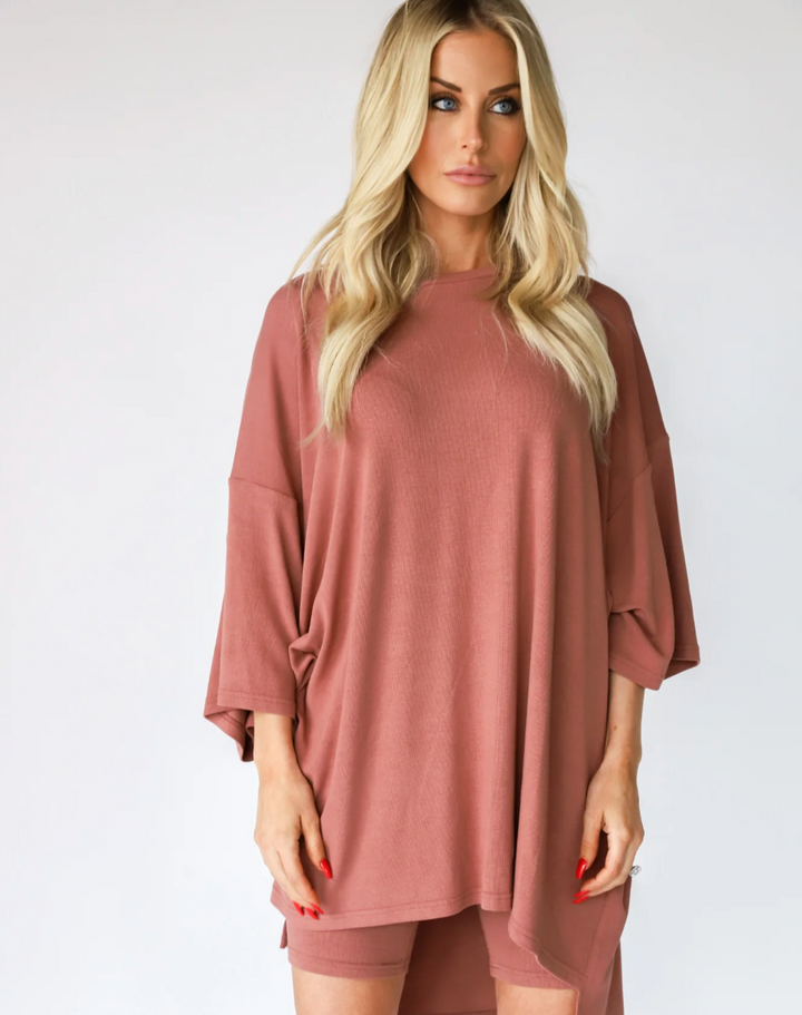Damen Lounge Set Mit Lockerem Schnitt