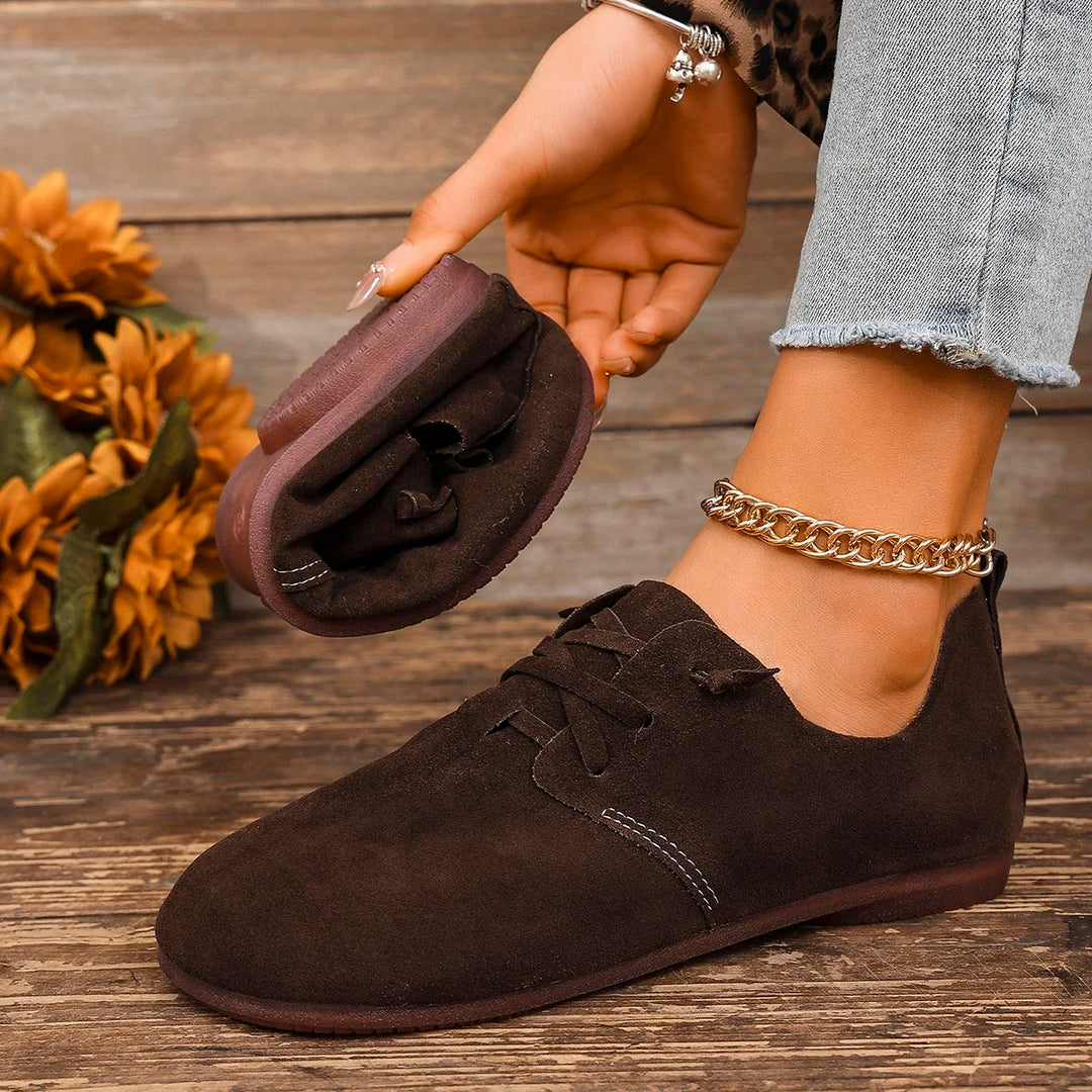 Damen Leder Slip-on