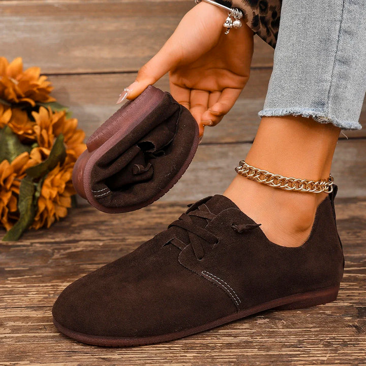 Damen Leder Slip-on