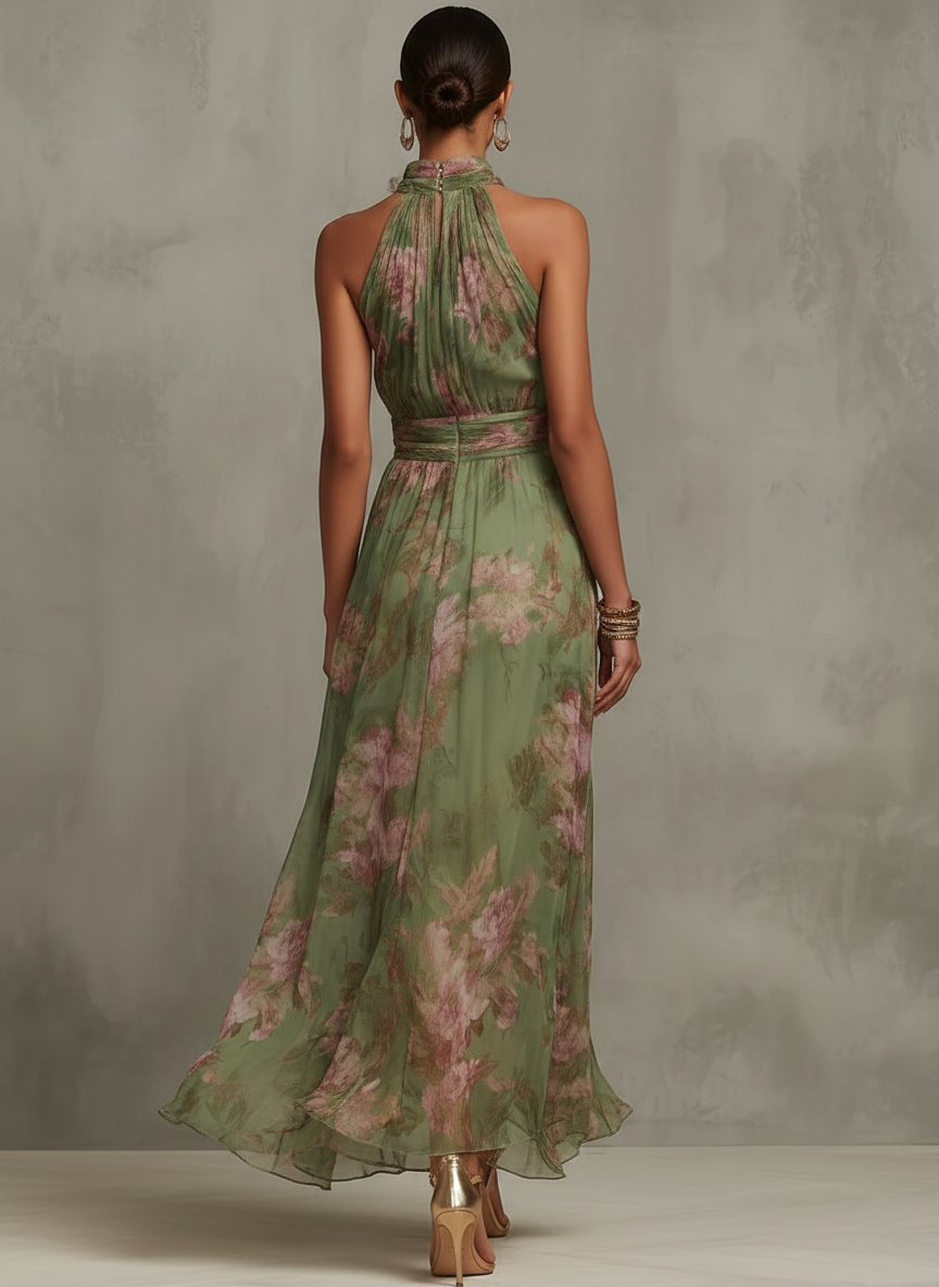 Serena Maxikleid: Elegantes Blumenmuster für Sommerabende 1