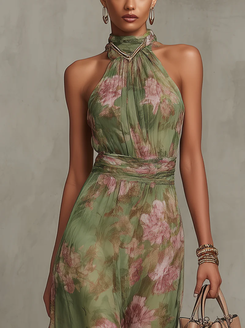 Serena Maxikleid: Elegantes Blumenmuster für Sommerabende 2