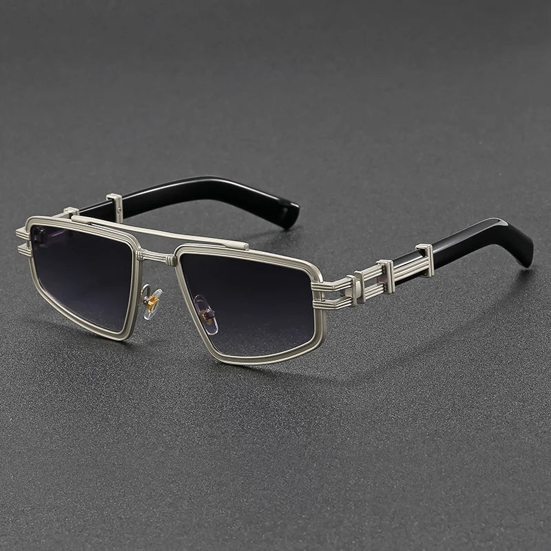 Unisex Retro Vollrahmen Sonnenbrille – Stilvolle UV Schutz Brille