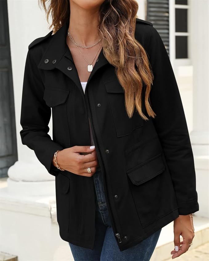 Stilvolle Damenjacke mit Reißverschluss – Perfekt für jeden Anlass 2