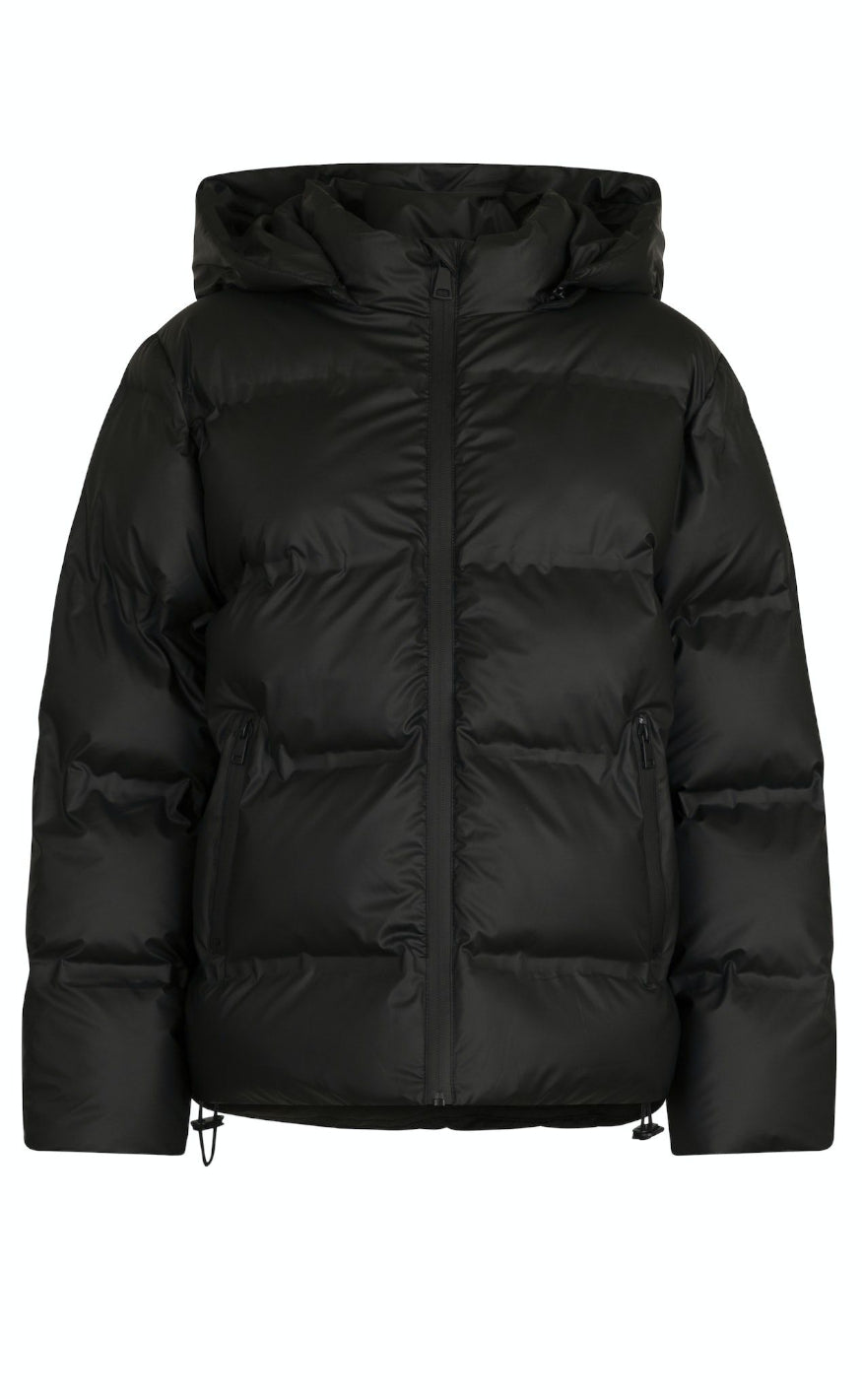 Stilvolle schwarze Daunenjacke für Damen mit Kapuze – Ideal für kühle Tage 1