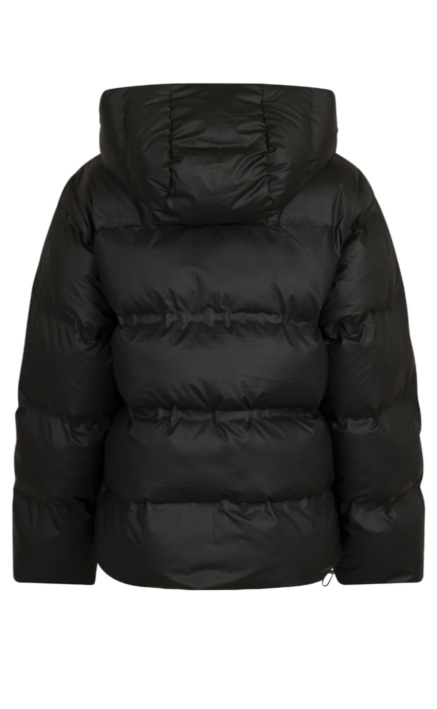 Stilvolle schwarze Daunenjacke für Damen mit Kapuze – Ideal für kühle Tage 2