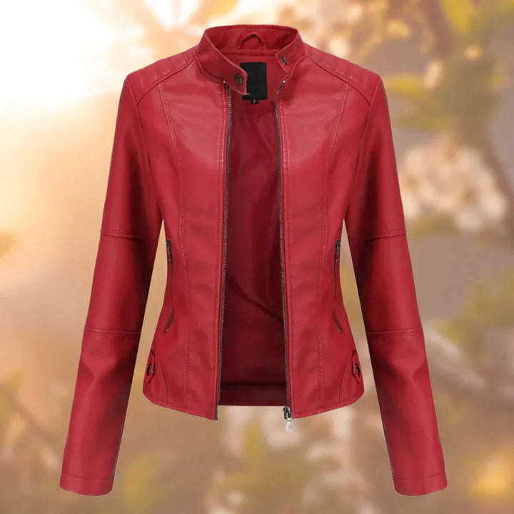 Stylische Damen Bikerjacke mit schlanker Passform für jeden Anlass 4