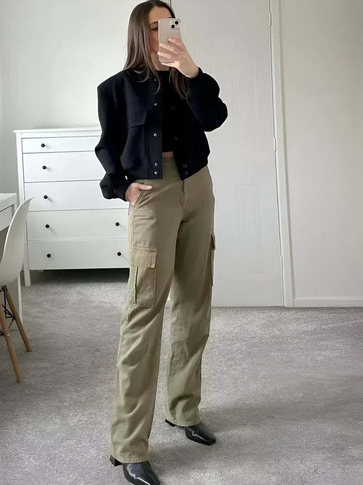 Stylische Damen Übergangsjacke im modernen College-Stil für jeden Anlass 4