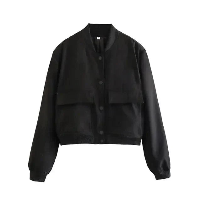 Stylische Damen Übergangsjacke im modernen College-Stil für jeden Anlass 5