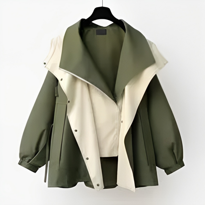 Stylische Damenjacke – Wasserdicht, Vielseitig, Schwarz, Blau, Rot, S-XL 4