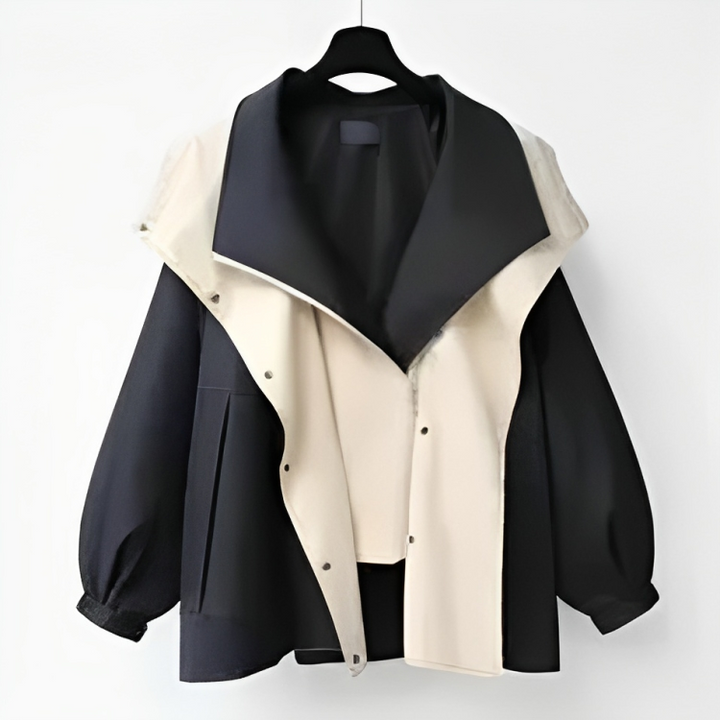 Stylische Damenjacke – Wasserdicht, Vielseitig, Schwarz, Blau, Rot, S-XL 5