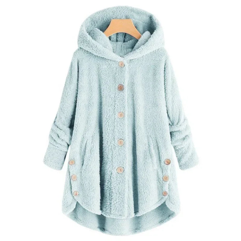 Stylische Fleece Jacke für Damen mit Kapuze – Ideal für frische Tage 0