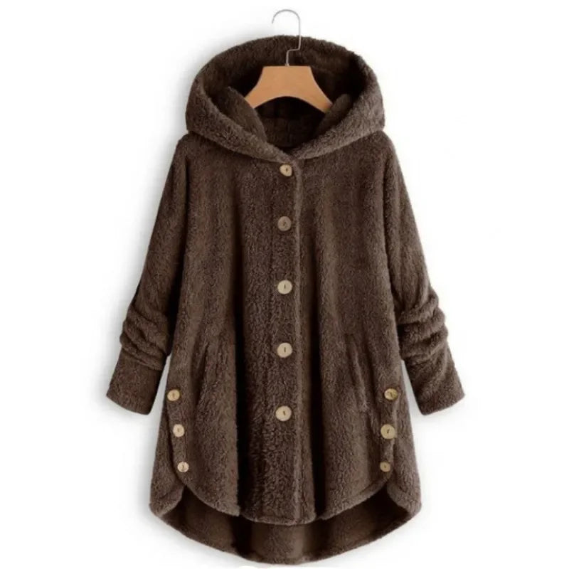 Stylische Fleece Jacke für Damen mit Kapuze – Ideal für frische Tage 3