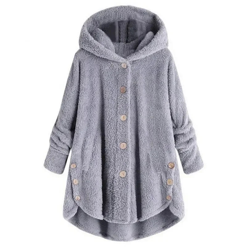 Stylische Fleece Jacke für Damen mit Kapuze – Ideal für frische Tage 5