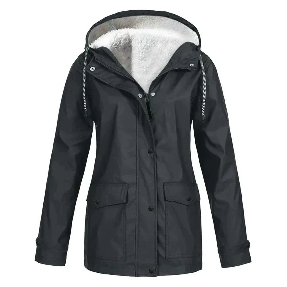Stylische Regenjacke Damen Wasserdicht – Warm Und Elegant Für Jeden Anlass 0