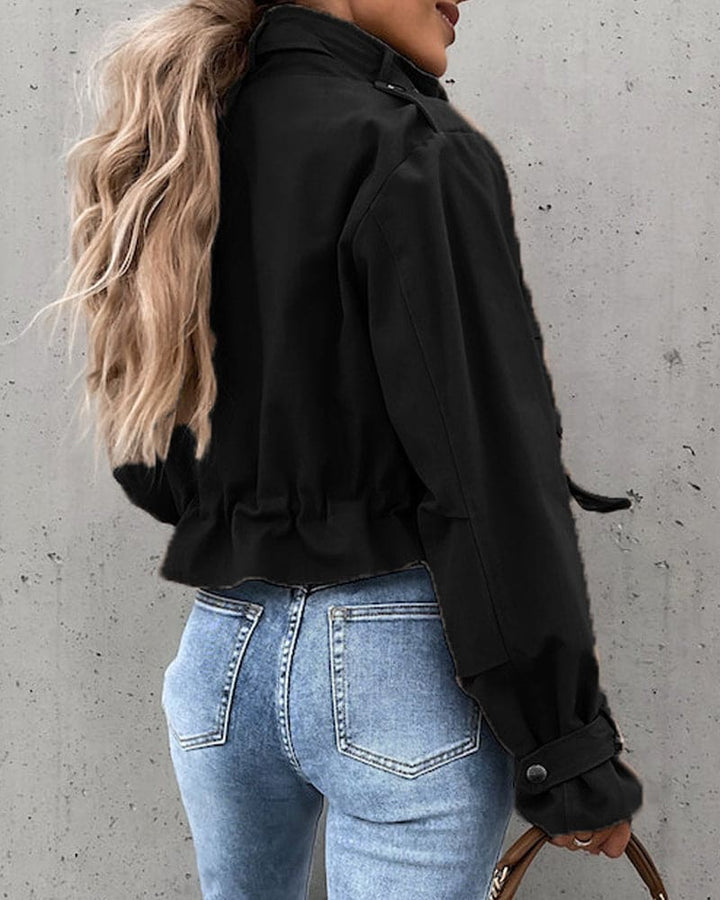 Stylische Übergangsjacke für Damen mit Taschen – Funktionalität trifft auf modernen Schnitt 4