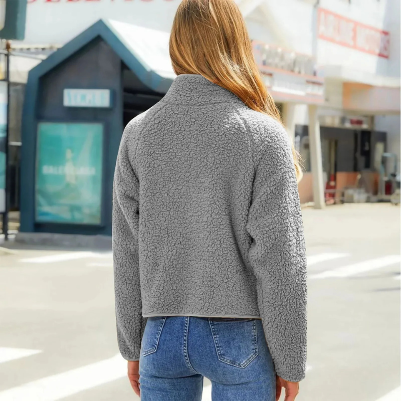 Stylische Warme Langarmjacke für Damen – Komfortabel und Chic 4