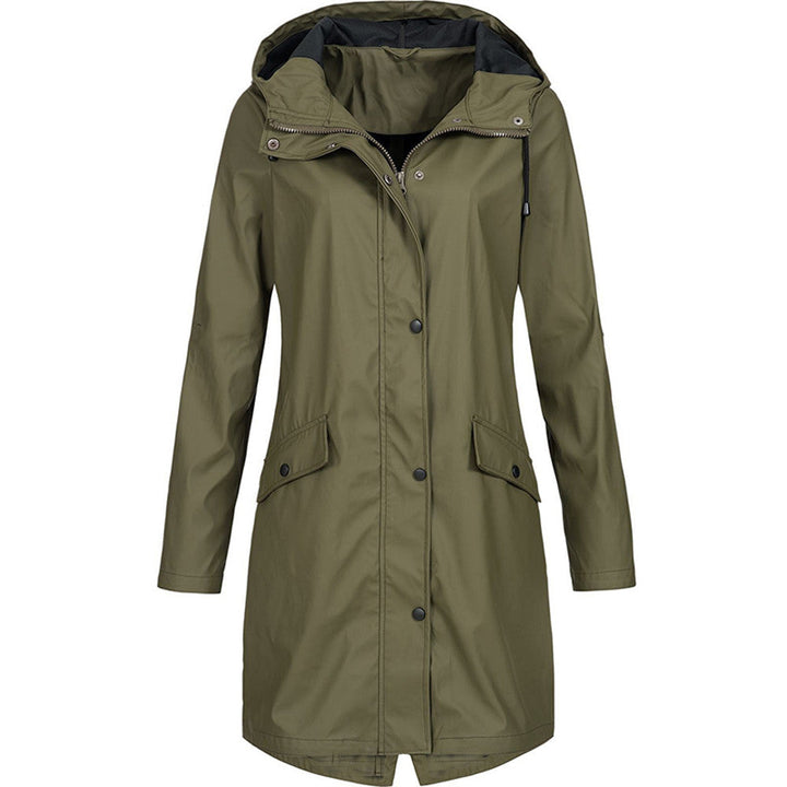 Stylische und wasserdichte Regenjacke für Damen – Mode trifft Funktion 0