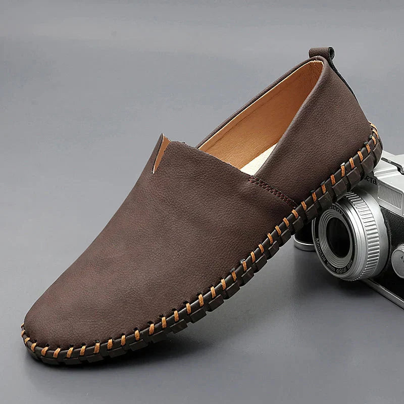Herren Leichte Slip-On Loafer – Freizeitschuhe Mit Genähter Sohle