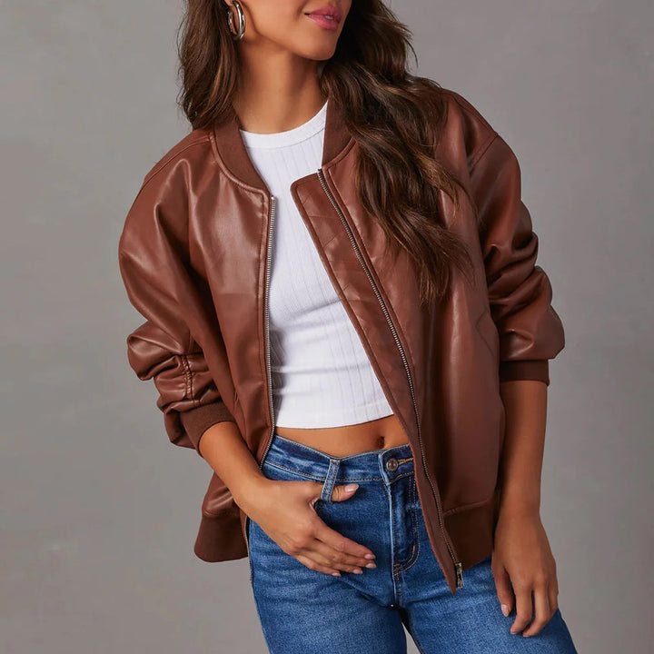Übergroß Bomberjacke für Damen – Lässiger Stil für jeden Anlass 5