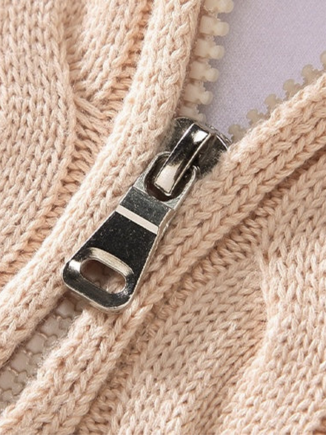 Herren Reißverschluss Strickpullover
