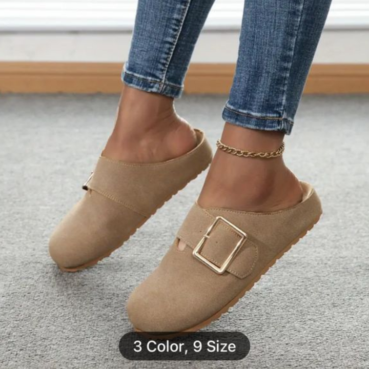 Damen Flache Slip On Schuhe