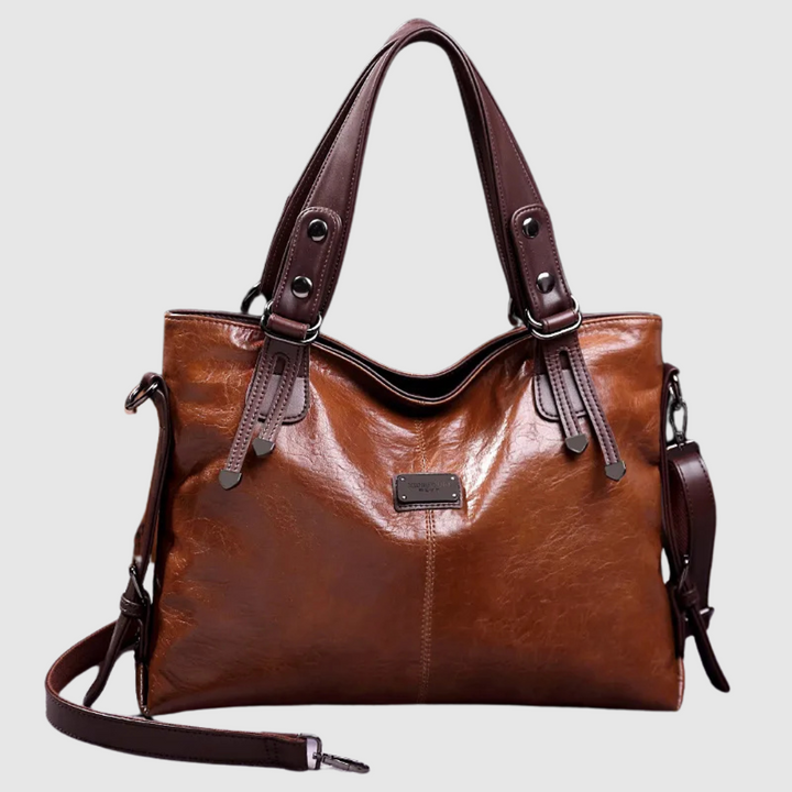 Sophisticated Premium Glänzende Leder Stylische Handtasche