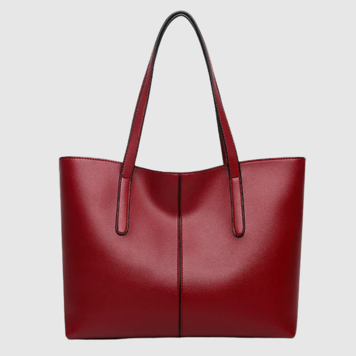 Sophisticated Premium Glänzende Leder Stylische Totebag