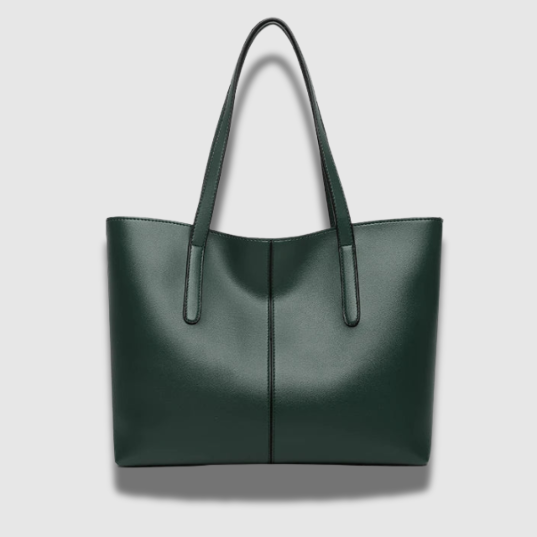 Sophisticated Premium Glänzende Leder Stylische Totebag