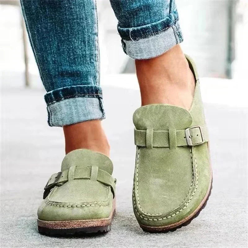 Damen Wildleder SlipOn Schuhe