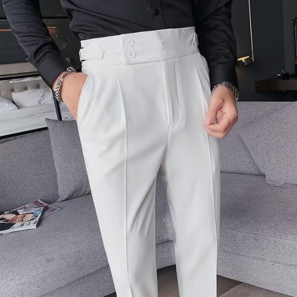 Leonard | Gerade Leinenhose Für Herren