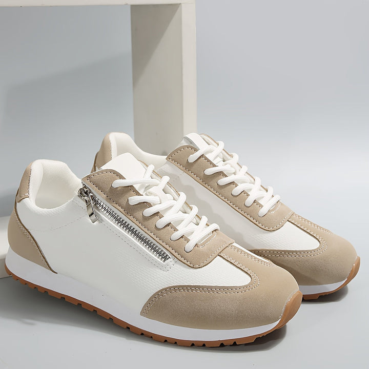 Damen Schnürsneaker Mit Fußstützender Sohle