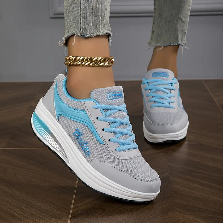 Damen Klassische Schnür-Orthopädische Sneaker – Platform Schuhe Für Winter