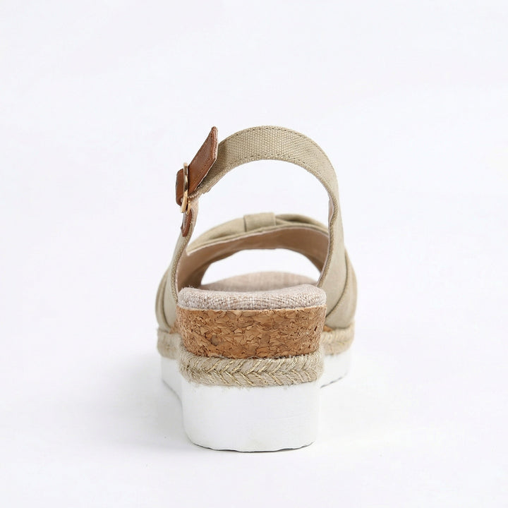 Damen Orthopädische Spitz-Zehen Platform Sandalen – Stilvolle Schnallen Komfort Schuhe