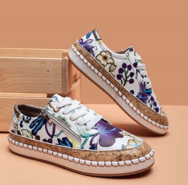 Damen Slip On Komfort Sneaker