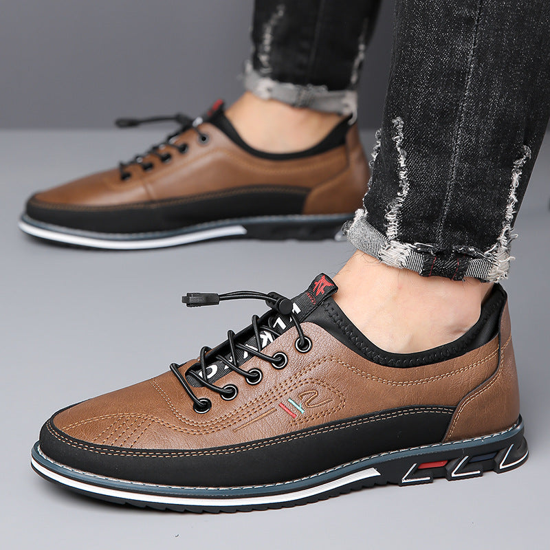 Herren Leichte Sneaker Aus Kunstleder