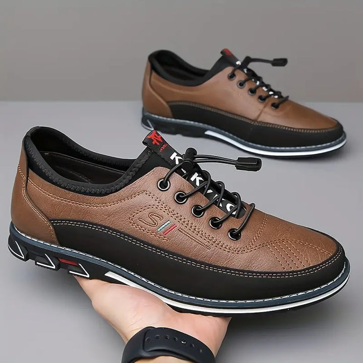 Herren Leichte Sneaker Aus Kunstleder