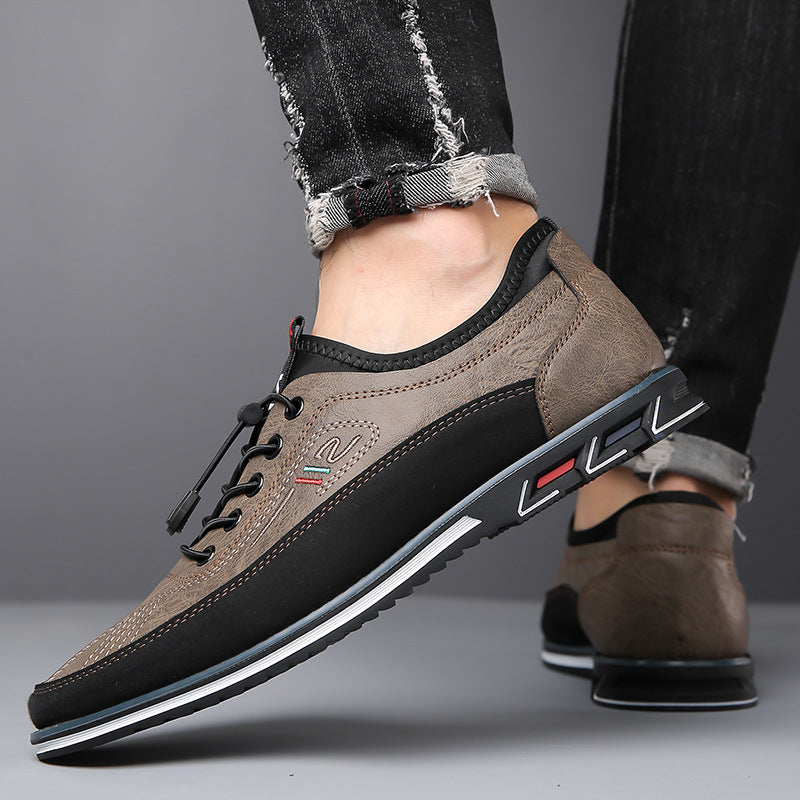 Herren Leichte Sneaker Aus Kunstleder
